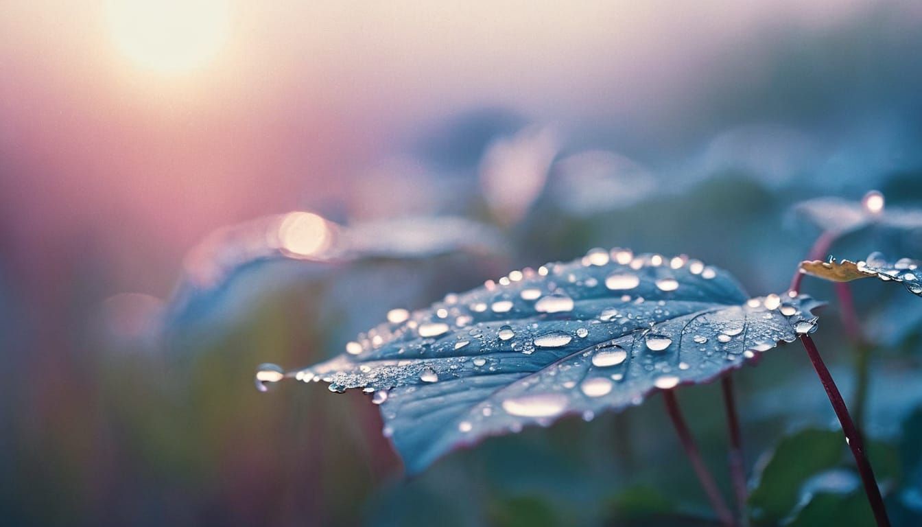 Delicate Blooms in Soft Morning Light