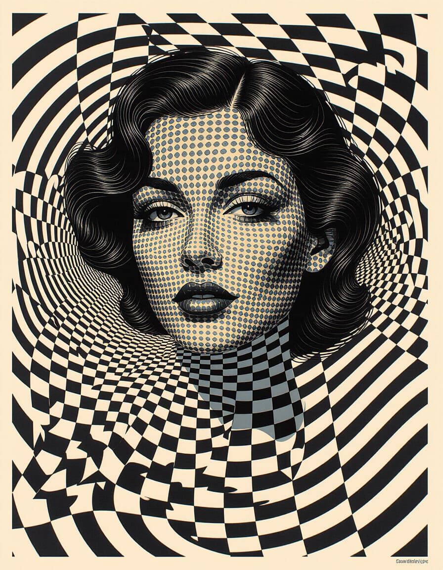 Lost in Art of Hollowness Airbrush Sculptural Rhythm