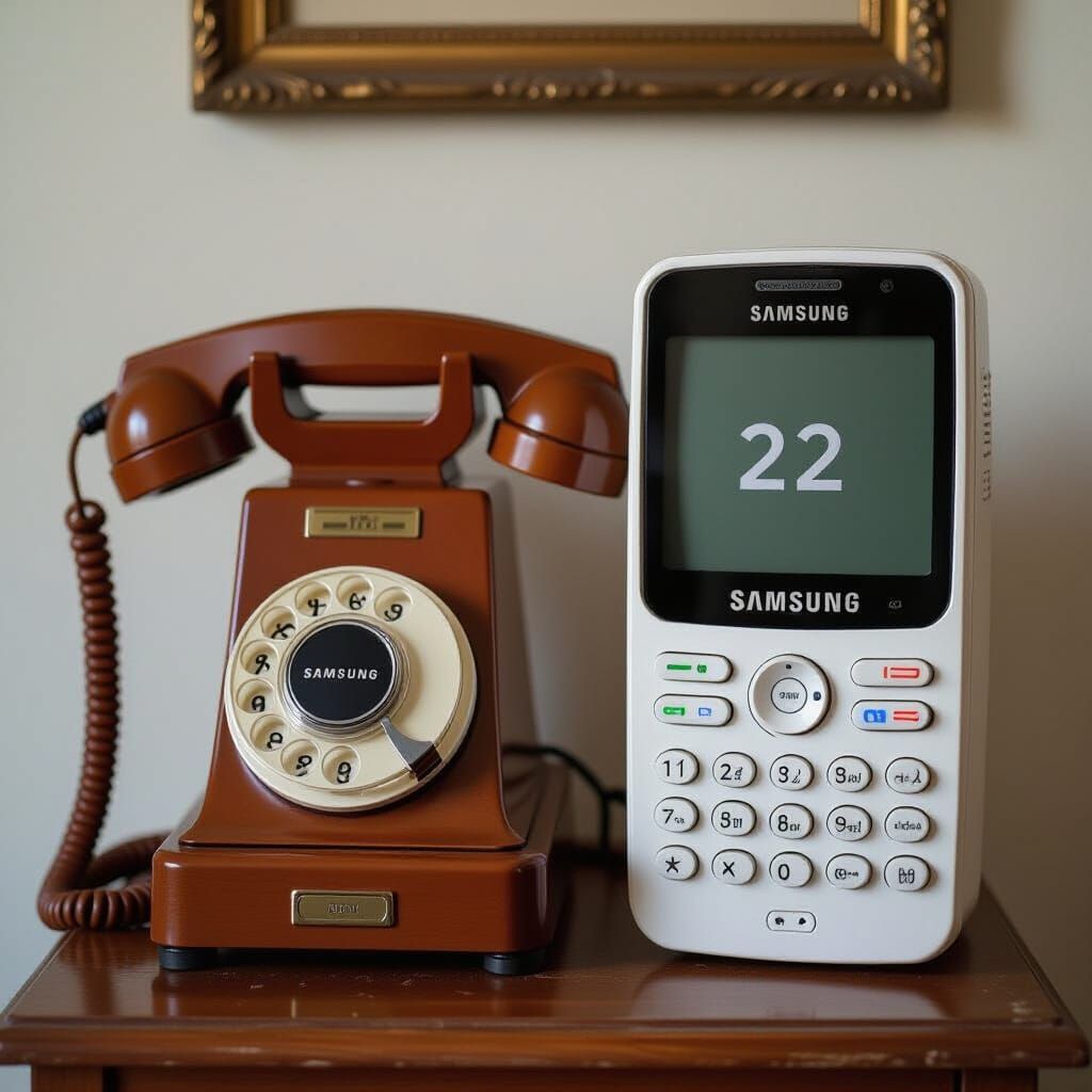 Rotary Phone Meets Samsung Galaxy: A Detailed Fusion