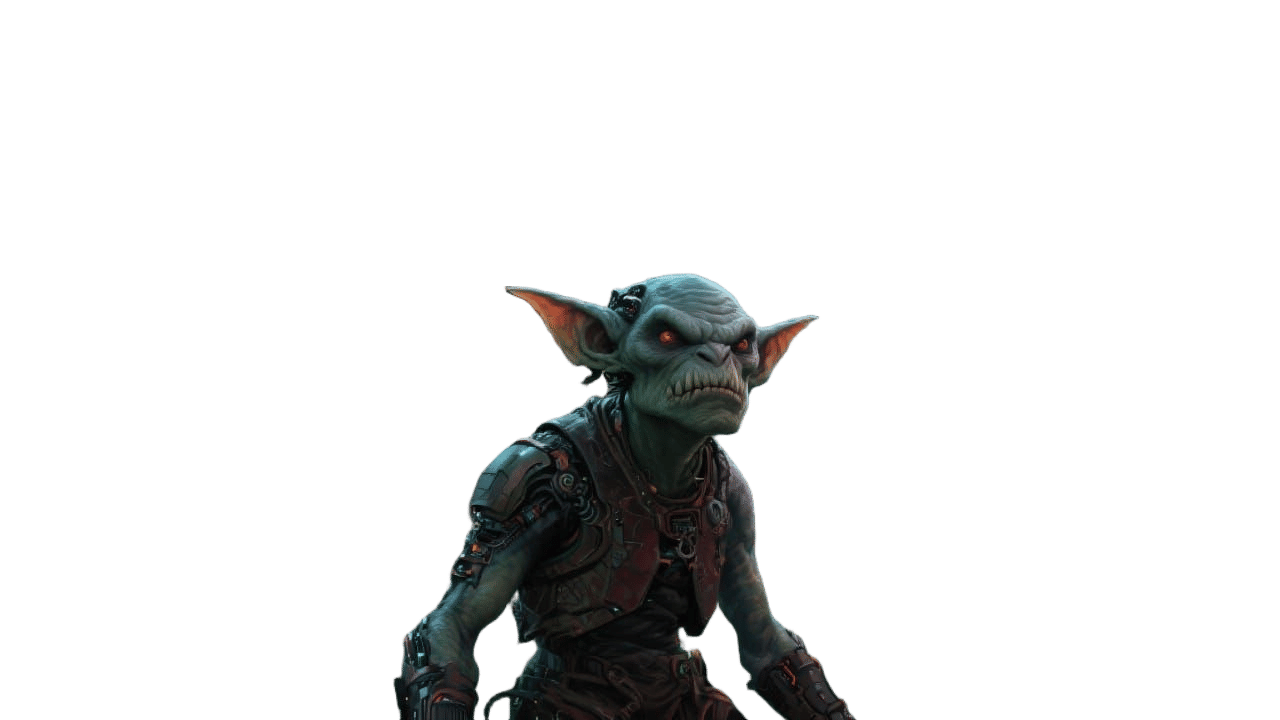 Sequoia Research Facility with Cyberpunk Inhabitant