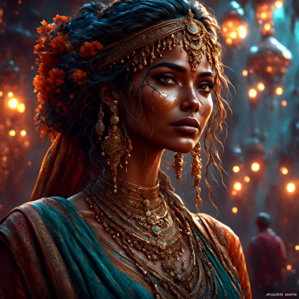 Beautiful Indian woman