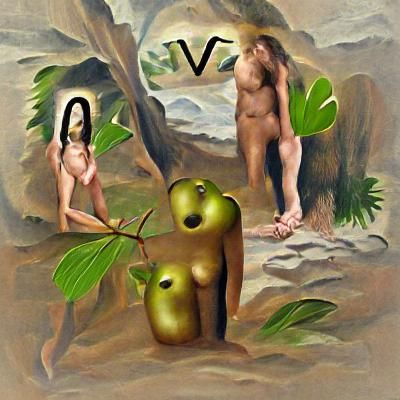 Adam and Eve AI Generated Image