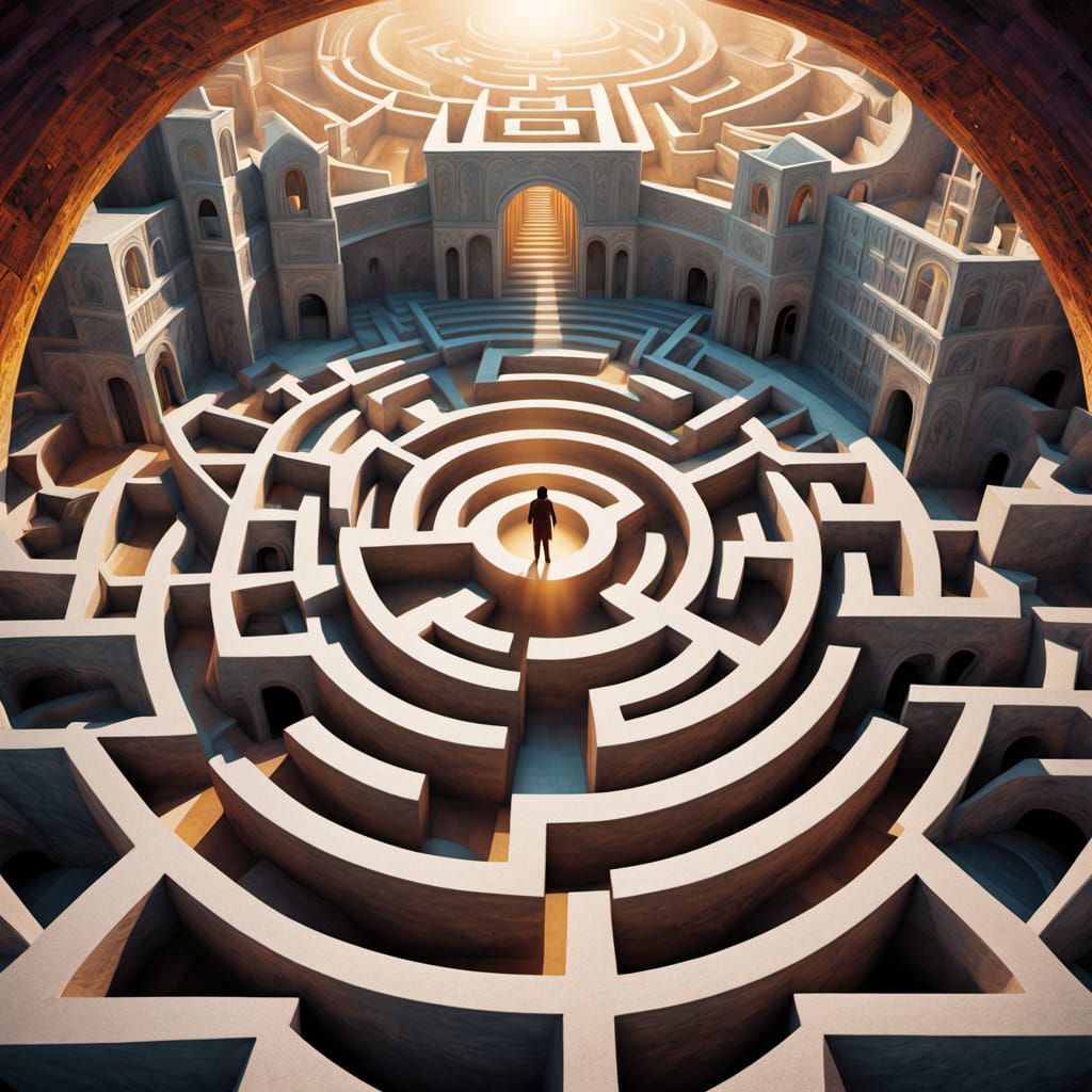 Ethereal Labyrinth in 8 Dimensions