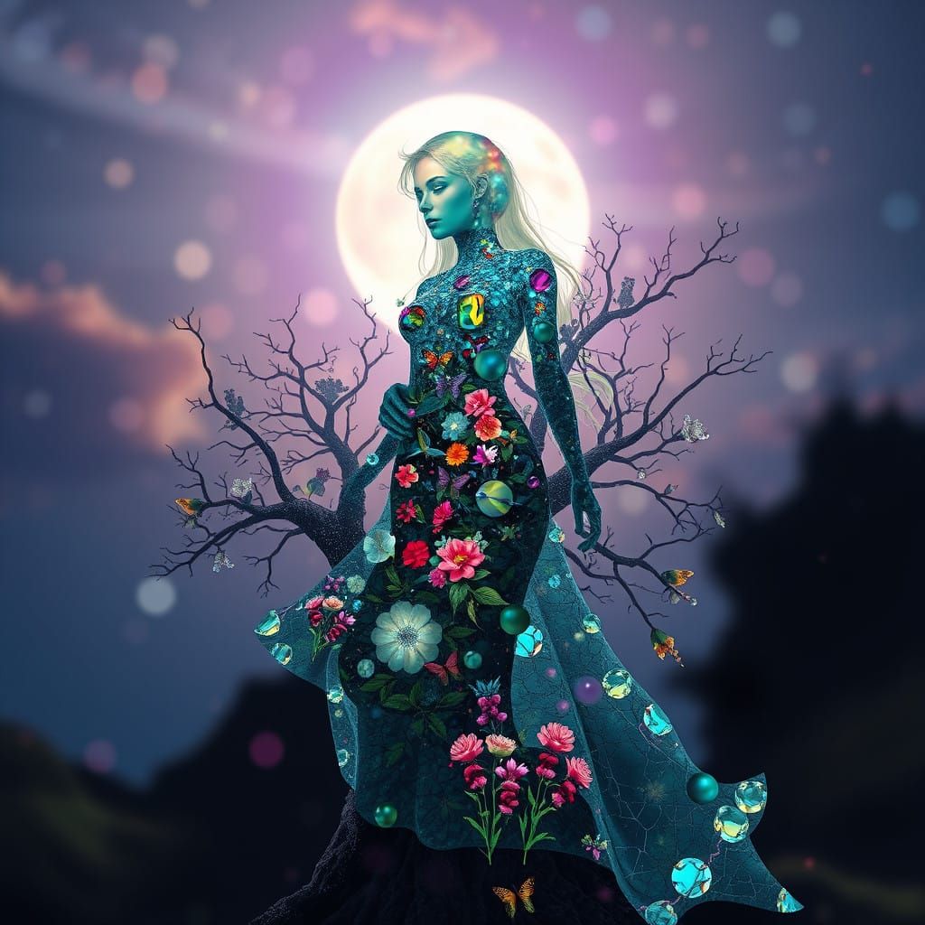 Crystal Goddess in Verdant Utopia