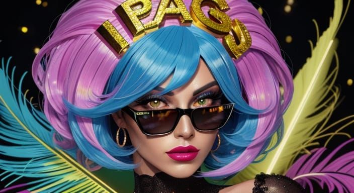 Spy Avocado in Disguise: Vibrant Digital Concept Art