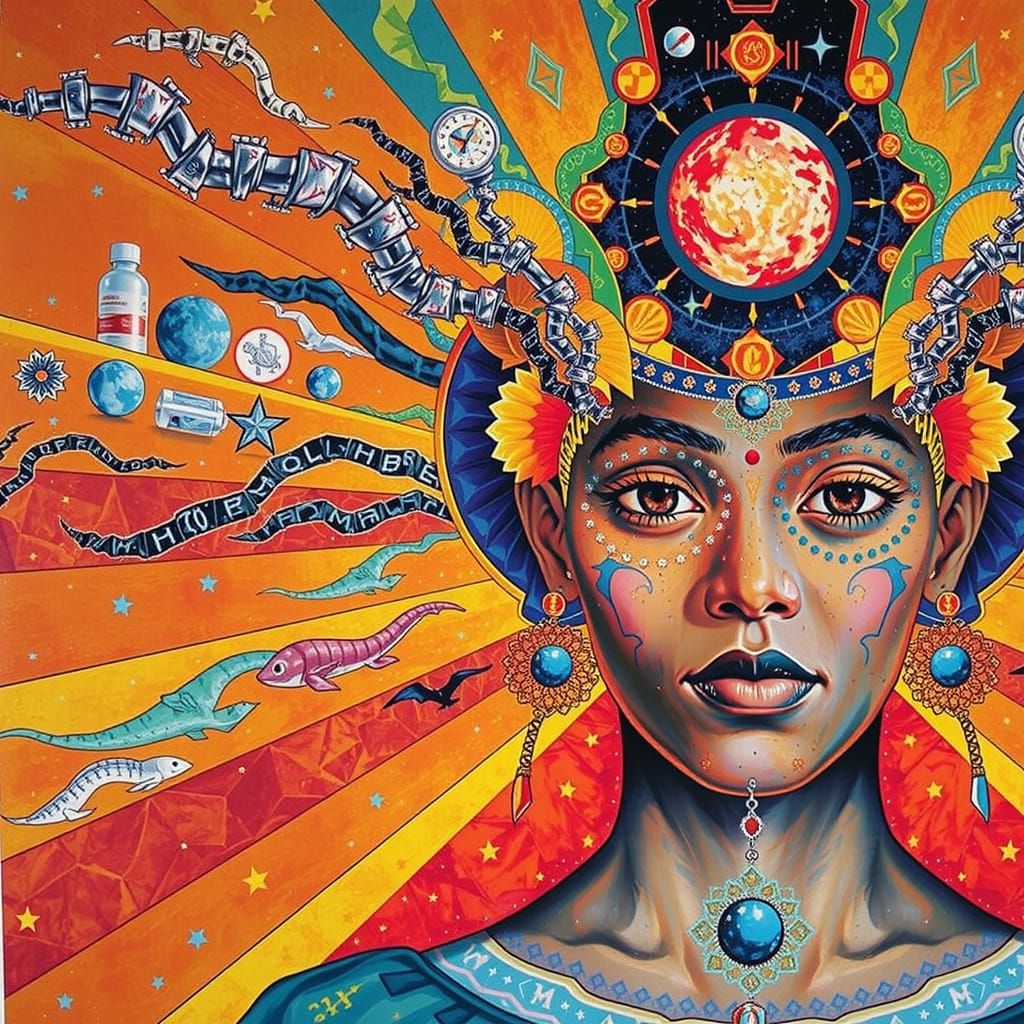 AI Image: Abstract Academic Concepts Visualized