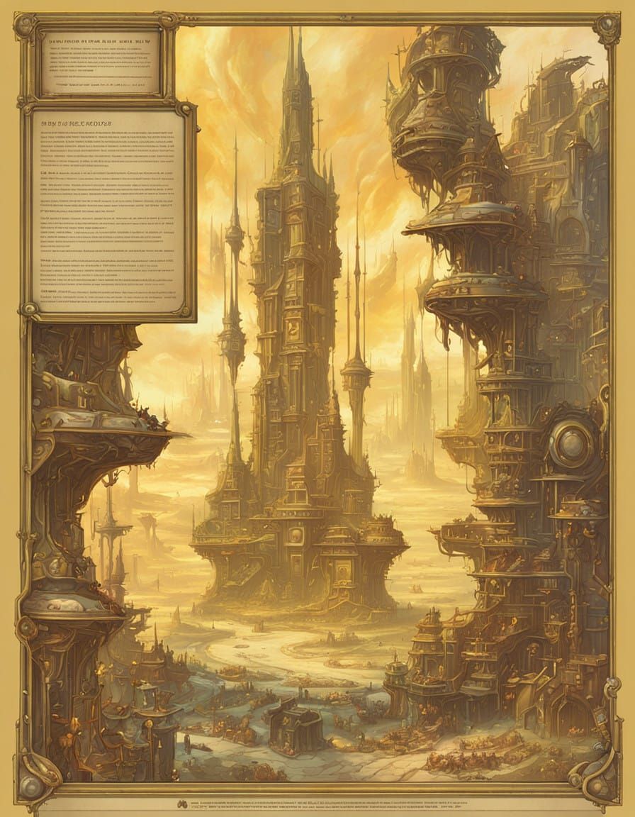 TTRPG Page Artwork: Fantastic Towers