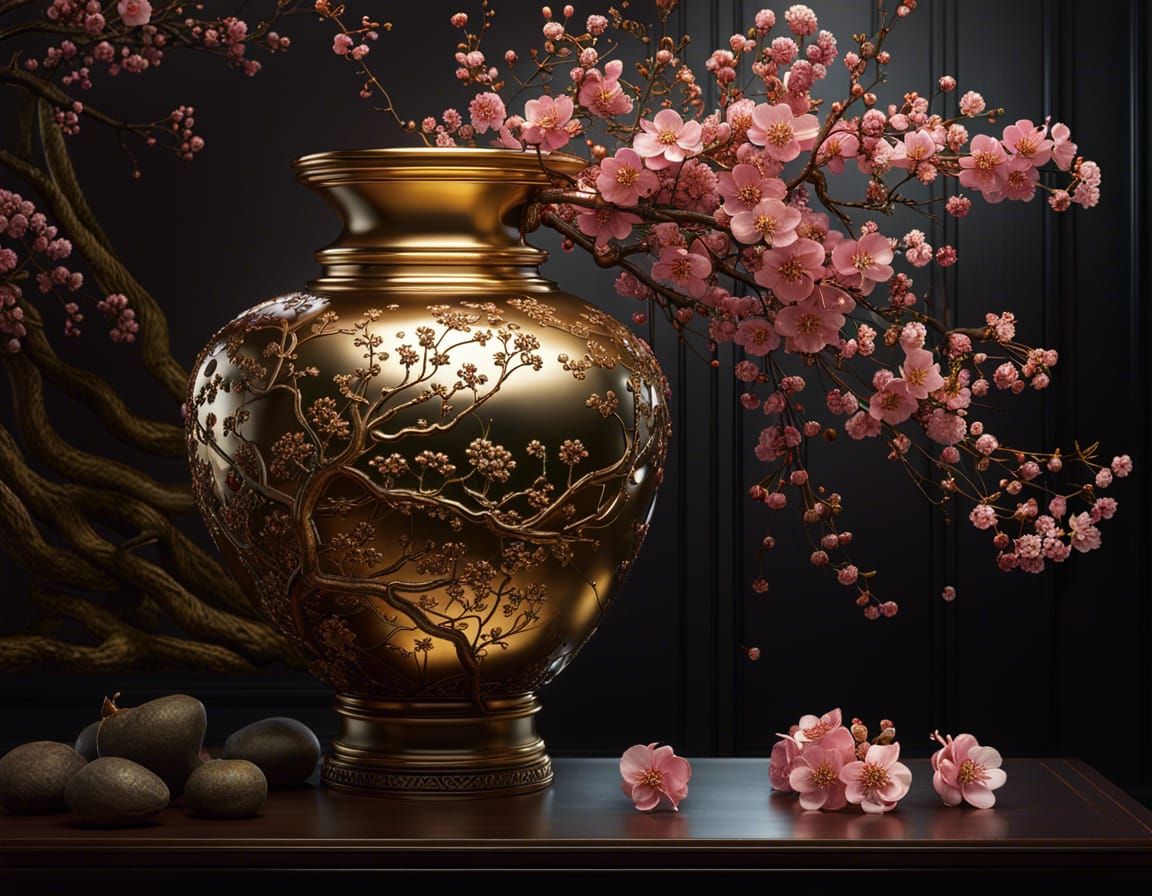 Japanese Style Flower Vase