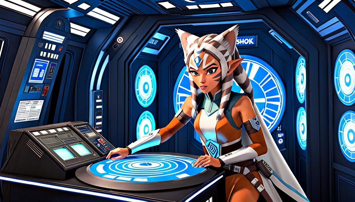 Ahsoka Tano as Doctor Who in TARDIS