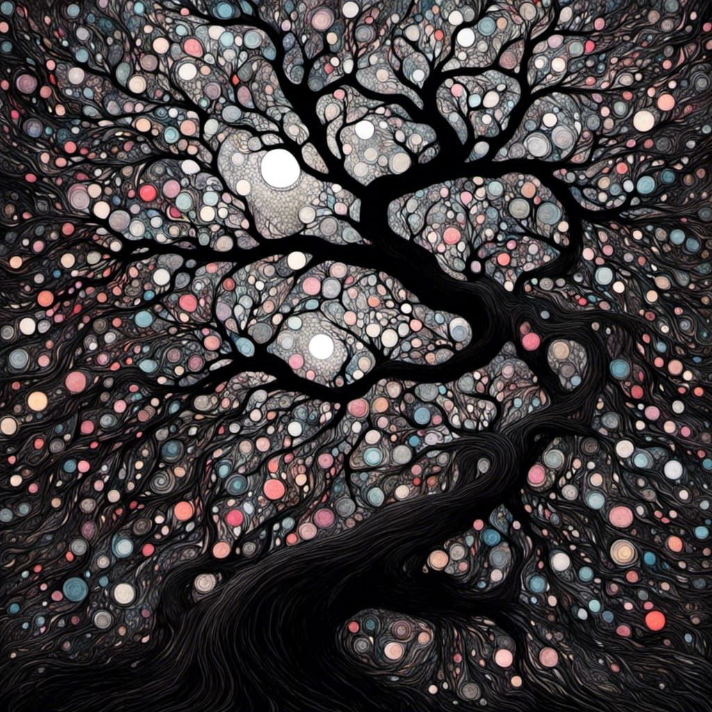 <lora:Liquid Ink:1.0> a tree