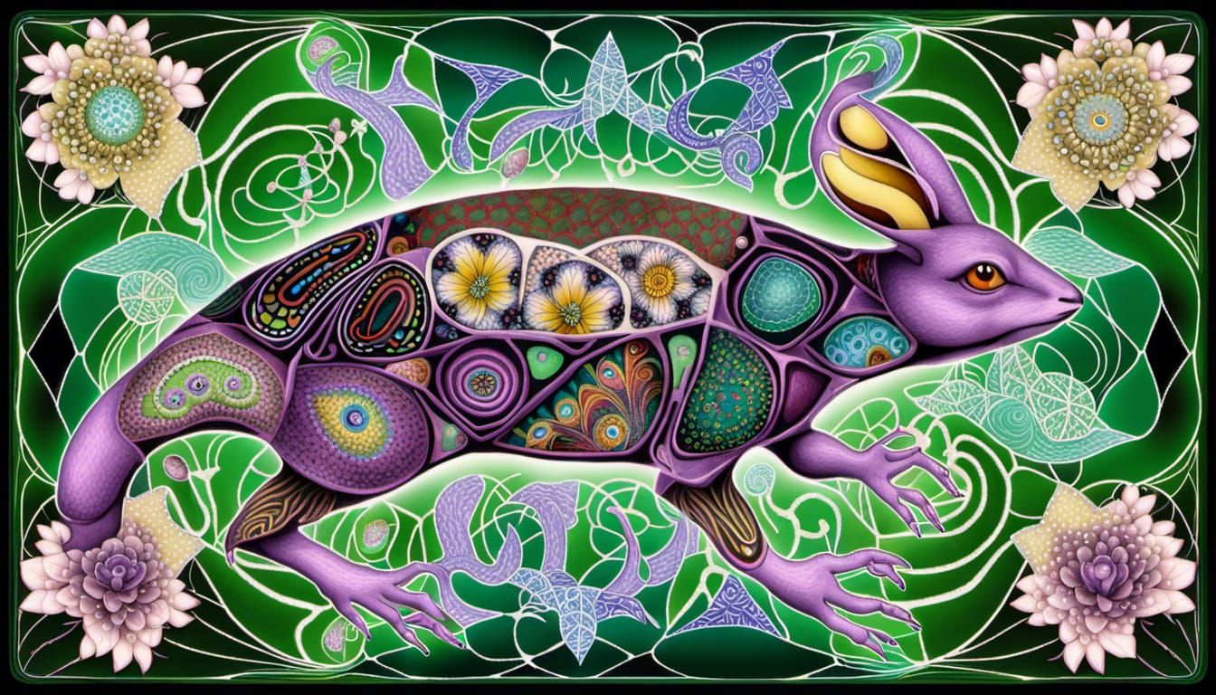 Australian Stingray in Quantum Celtic Style