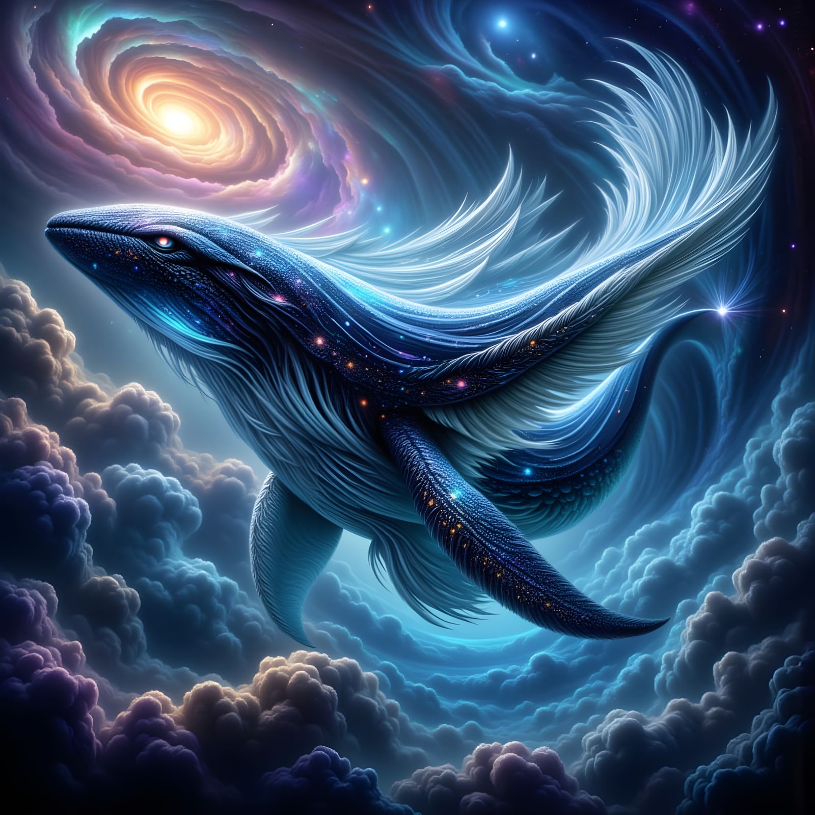 Fantasy Whale Portrait