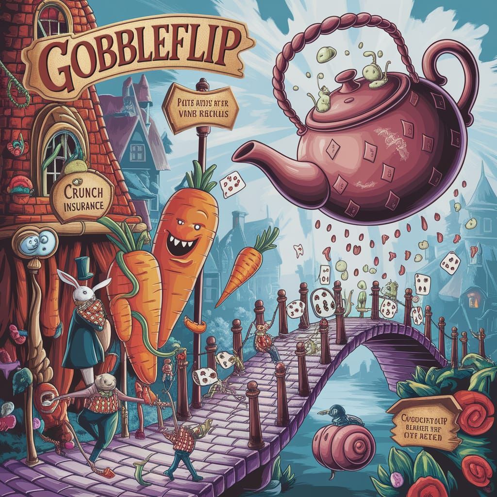 Whimsical Feywild Carnival Scene in Fantasy Art Style