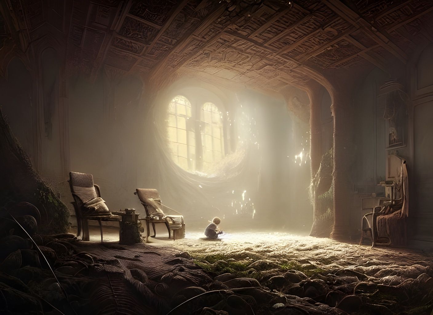 Dust Bunny Family in Forgotten Land