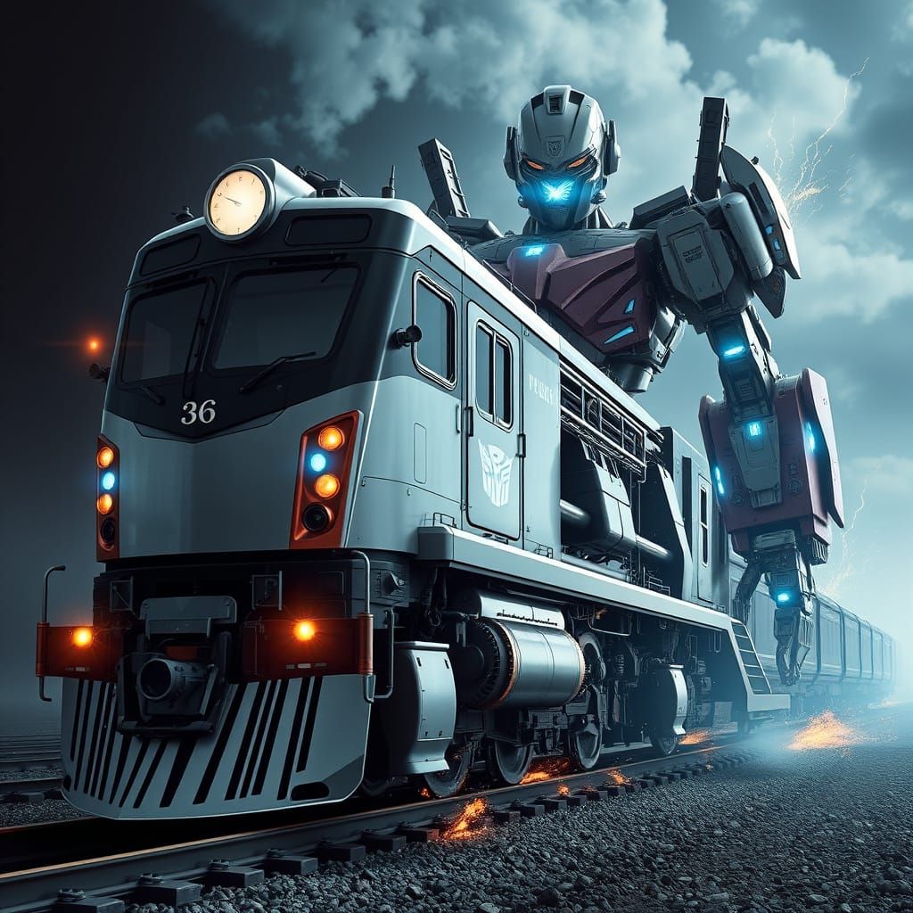 Transformer Train Emerges from Steel and Sparks