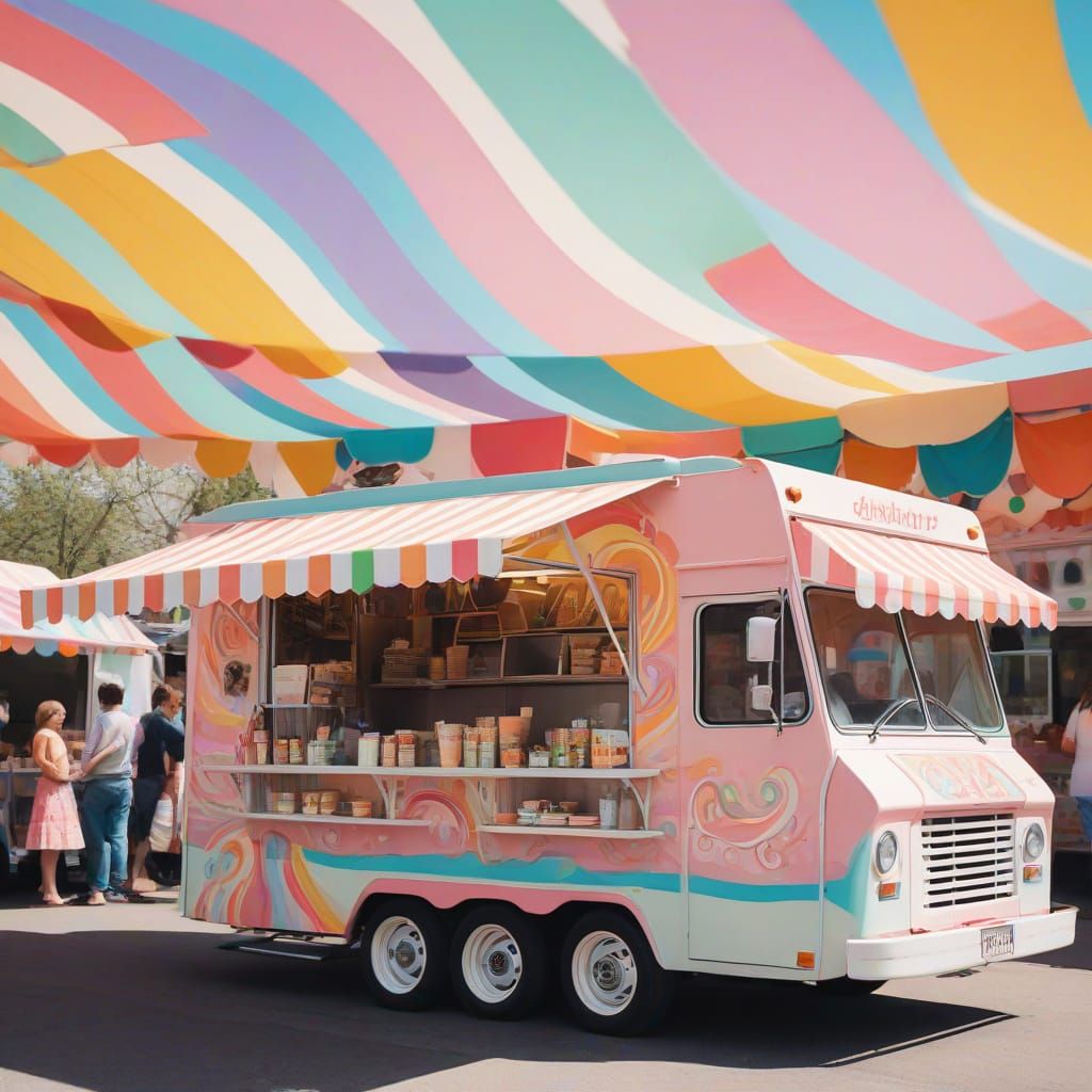 50s Fantasy Food Truck at Spring Festival