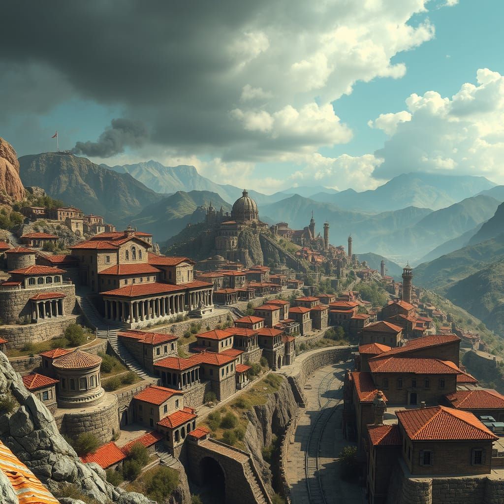 Imperial Mining Colony in Highlands, Architectural Fusion