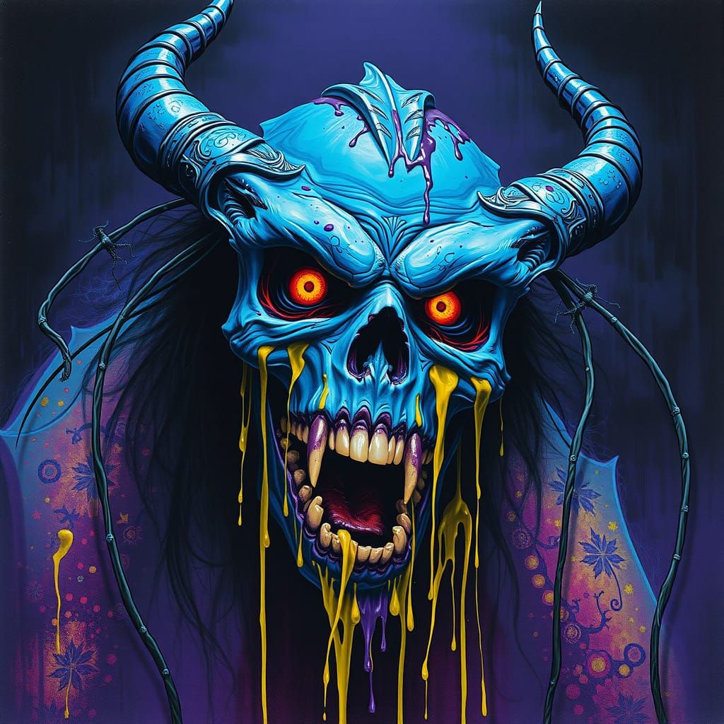 Demonic Transformation in Morbid Surreal Style