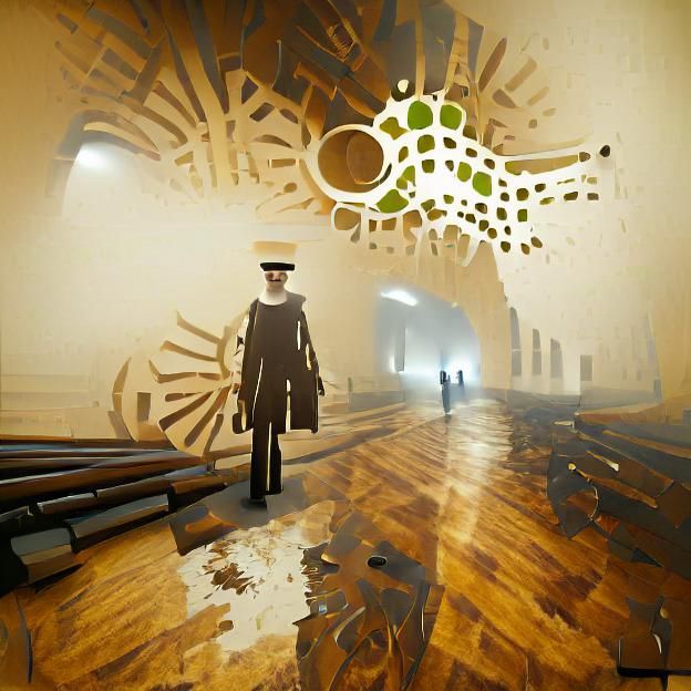 Steampunk Blind Man: Minimalist CryEngine Abstract