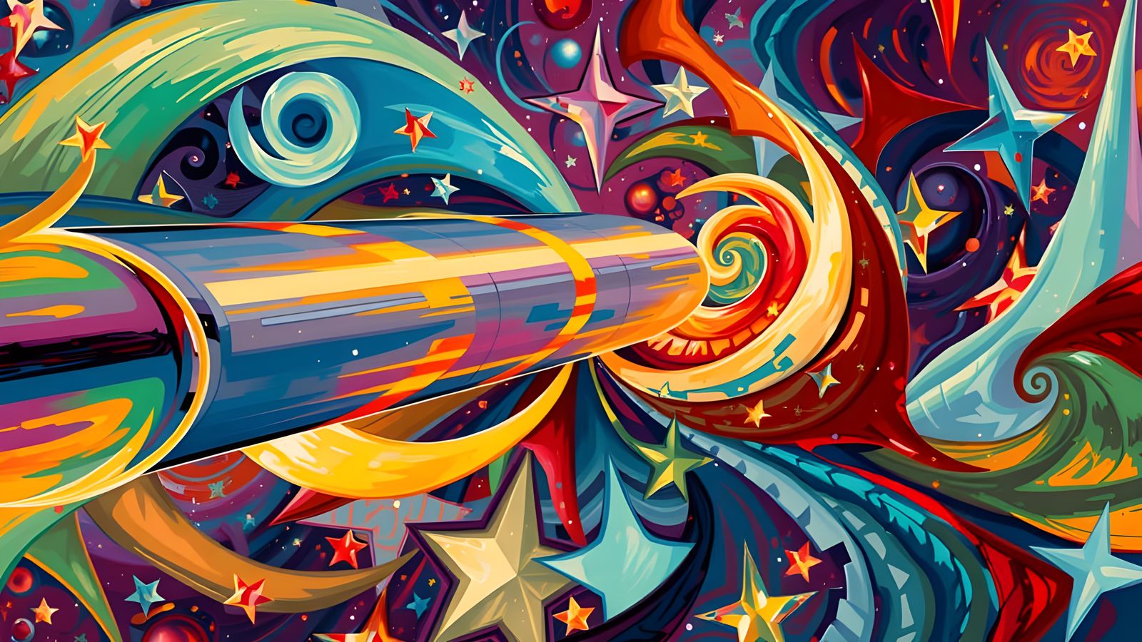 Hyper Velocity Metal Cylinder in Interstellar Vortex