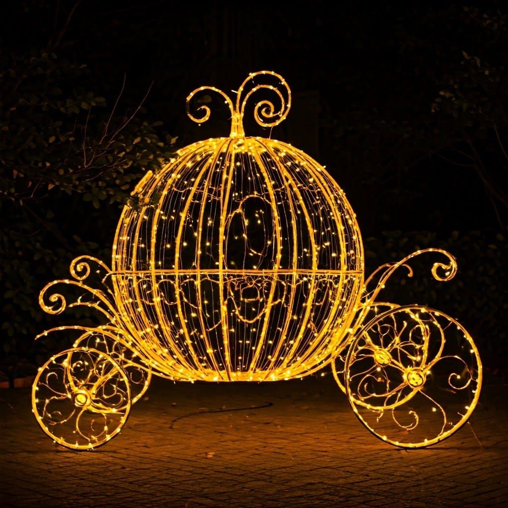Light Tendrils Cinderella pumpkin carriage