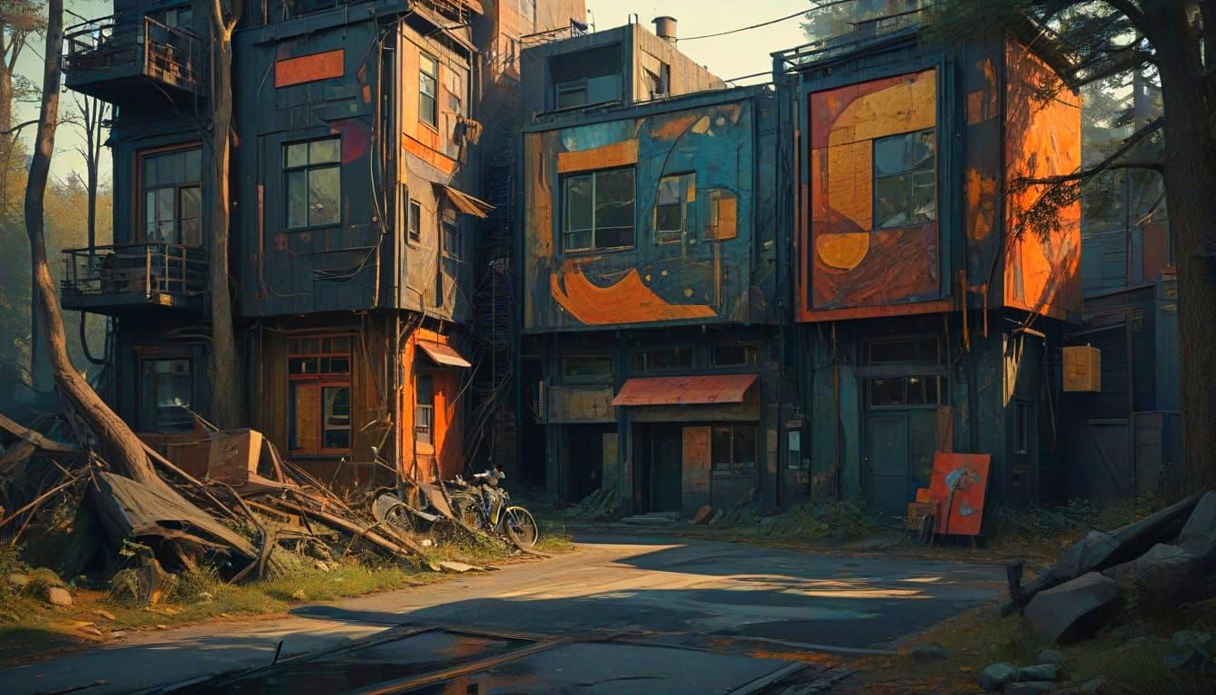 Vibrant Expressionist Mixed Media Masterpiece