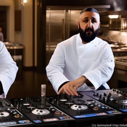 Hyperrealistic Fight Scene: DJ Khaled vs Gordon Ramsay