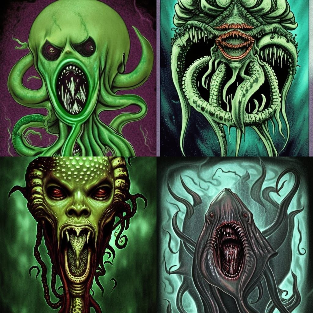 Cthulhu Woman Screaming: A Sinister Horror