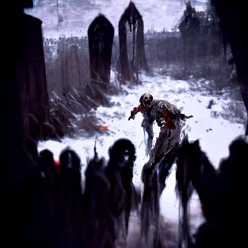 Sinister Zombies in Horror Style