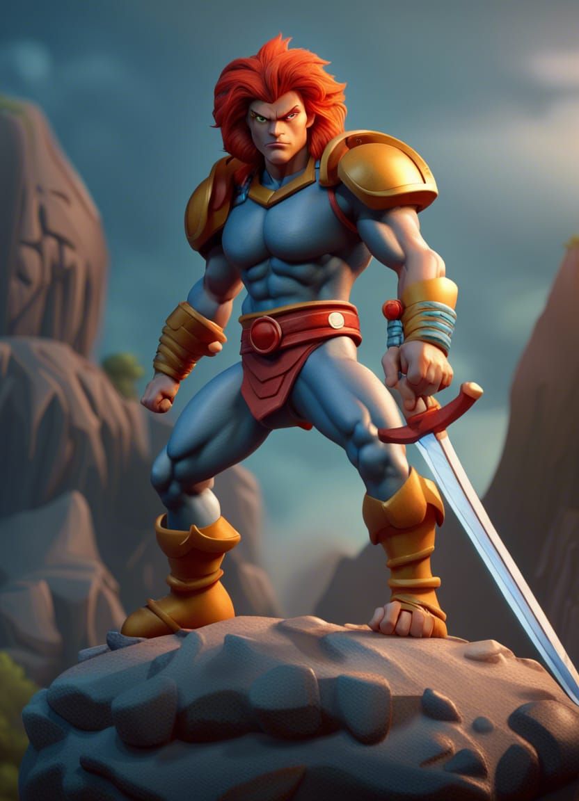 Lion-O in Studio Ghibli Style