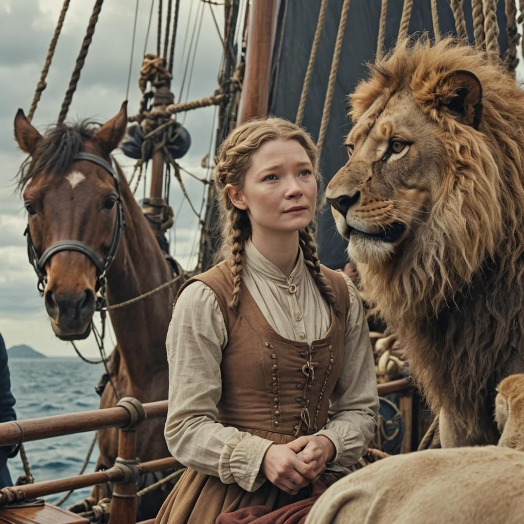 Captain Alice Kingsley, the Sea Horse  and the Sea Lion