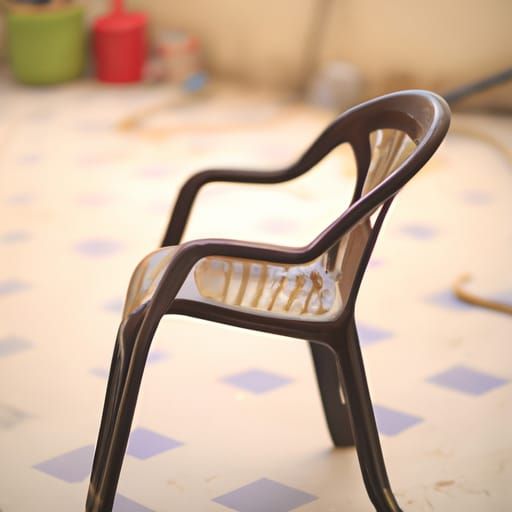 Floor Chair in Natural Bokeh Photography