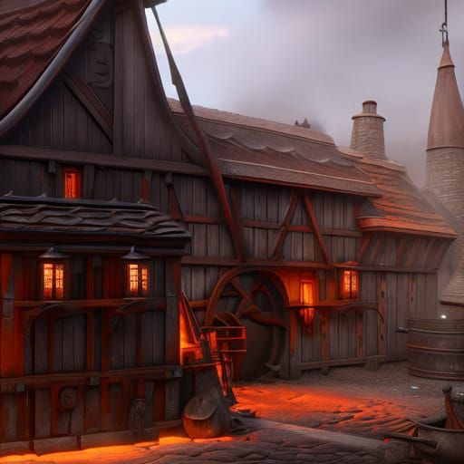 Detailed Medieval Blacksmith Shop in Unreal Engine 5