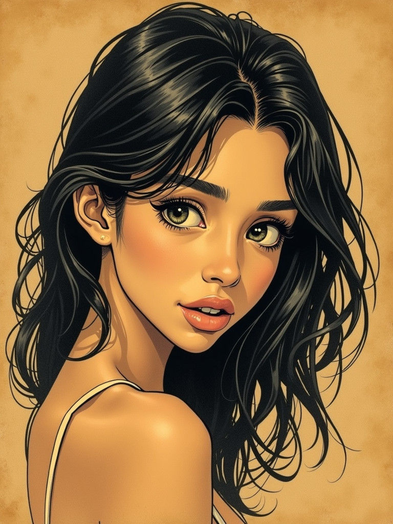 Portrait of young Latino woman