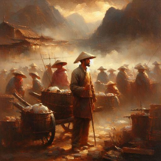 Abstract AI-Generated Image of Trade