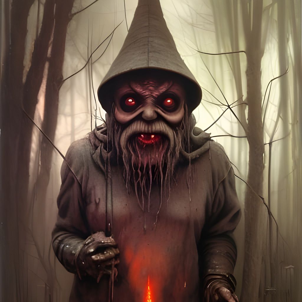 possessed garden gnome