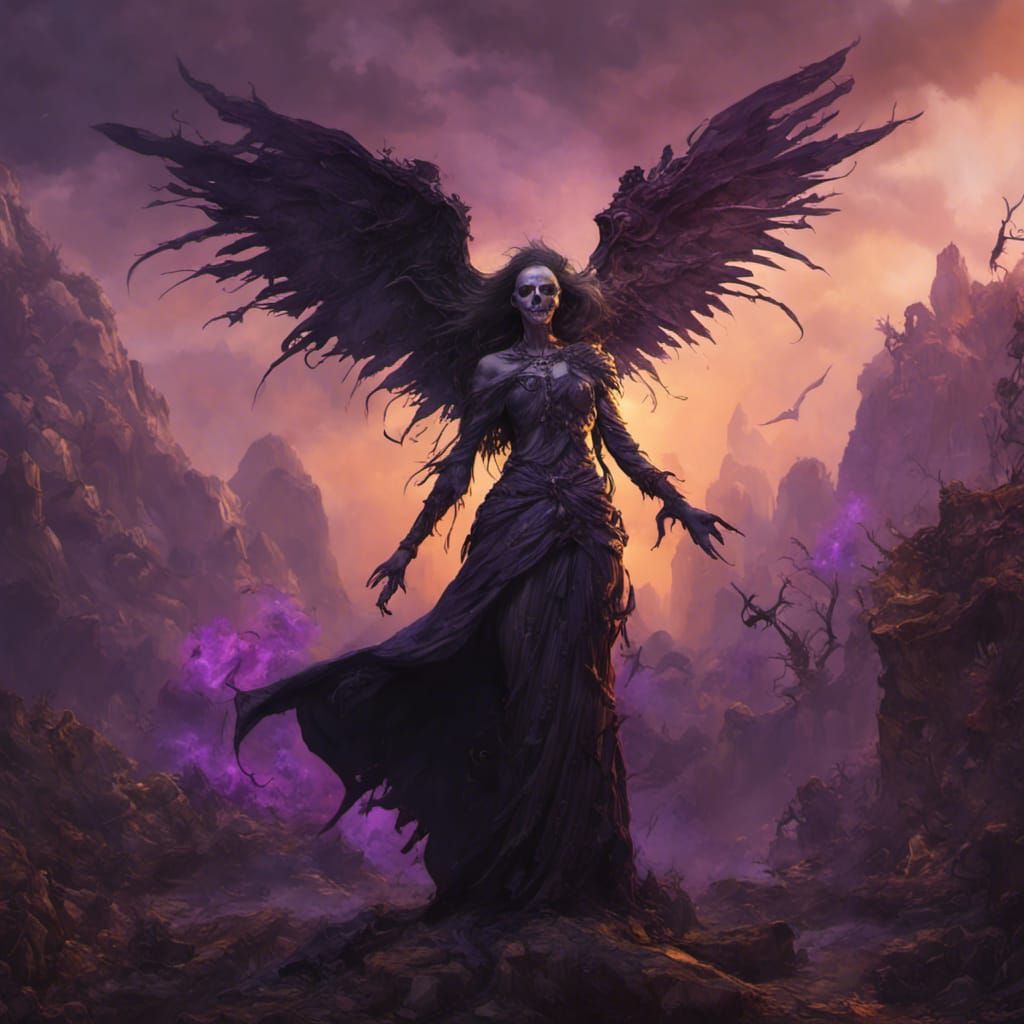 Embracing Death: A Dark Fantasy Masterpiece