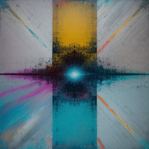 Vibrant Geometric Patterns in Abstract Art