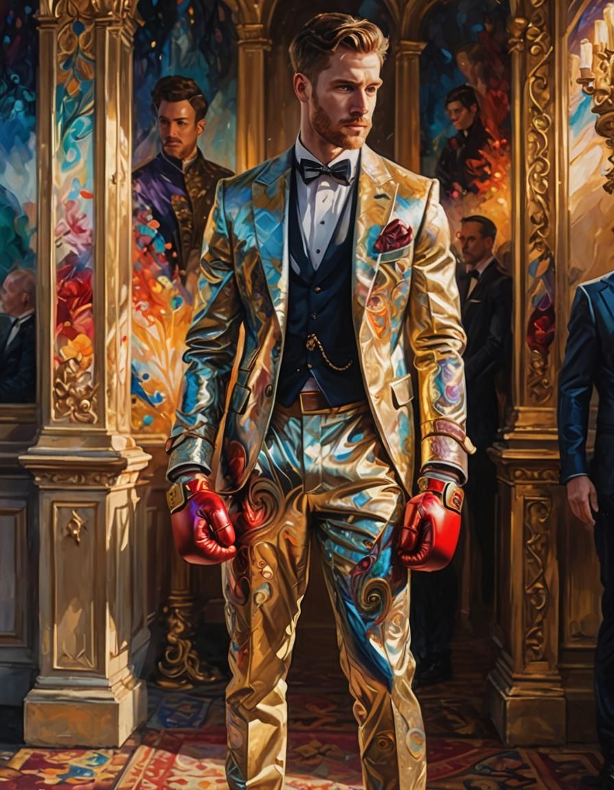 Ethereal Gentleman Attends Royal Wedding, Boxer's Splendor i...