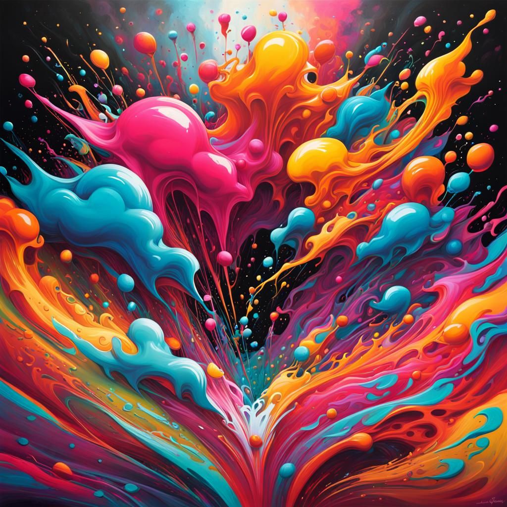 Graffiti Art: Infatuation's Vibrant, Chaotic Energy