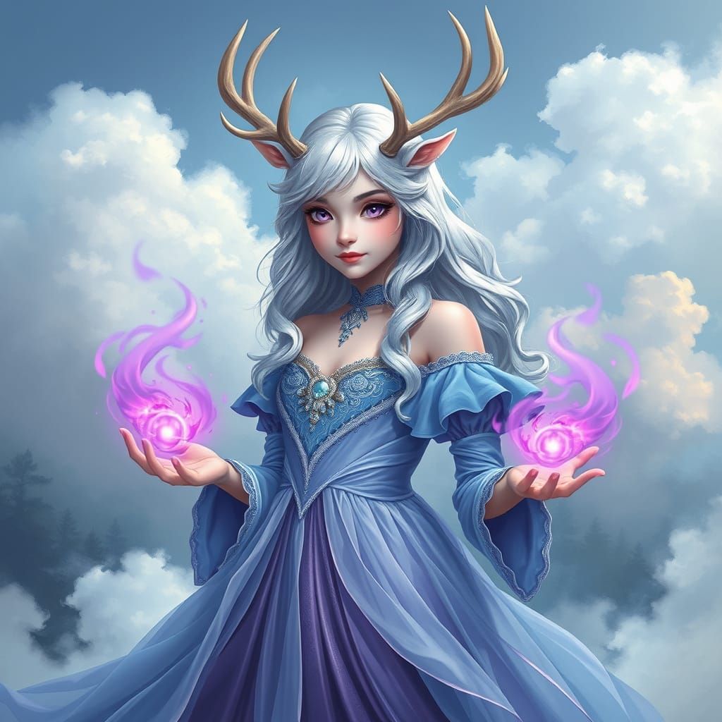 Deer Mage Girl