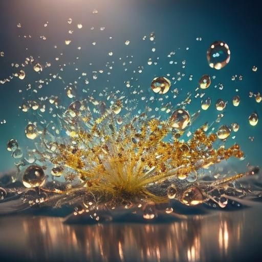 Bioluminescent Iris with Swirling Stripes in High Resolution