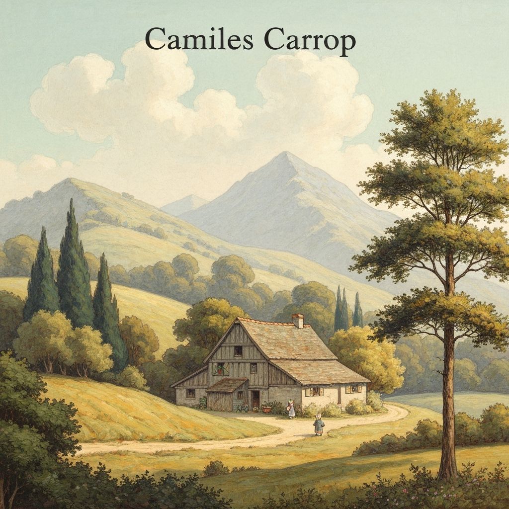 Mountain Farmhouse in Pastoral Style