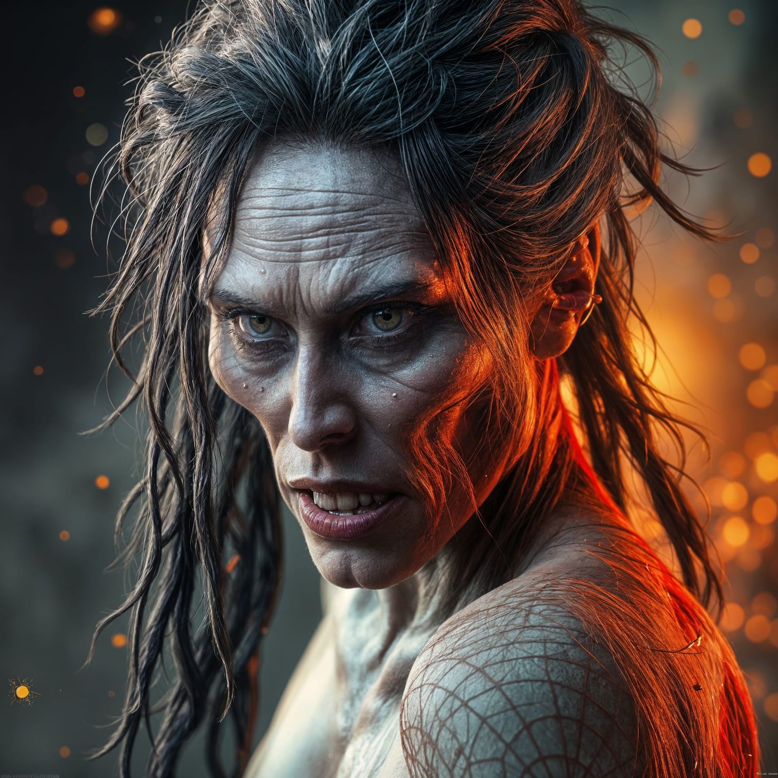 Hyperrealistic Portrait: The World's "Ugliest" Woman