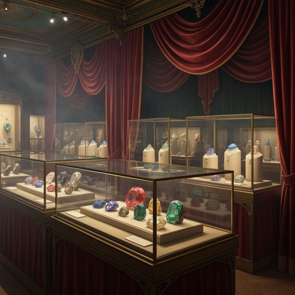 Gem Stones in a Parisian Museum, Art Nouveau