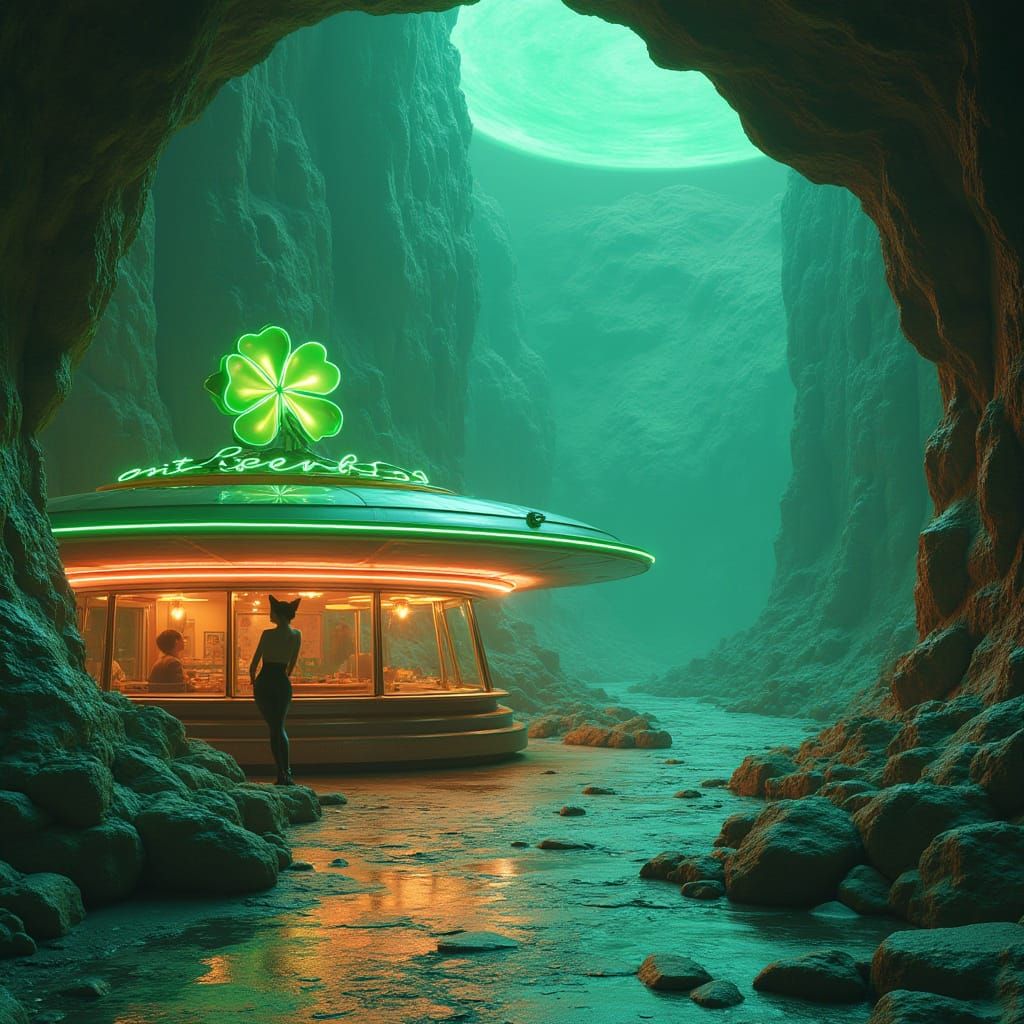 Dreamcore Diner in Astral Cavern