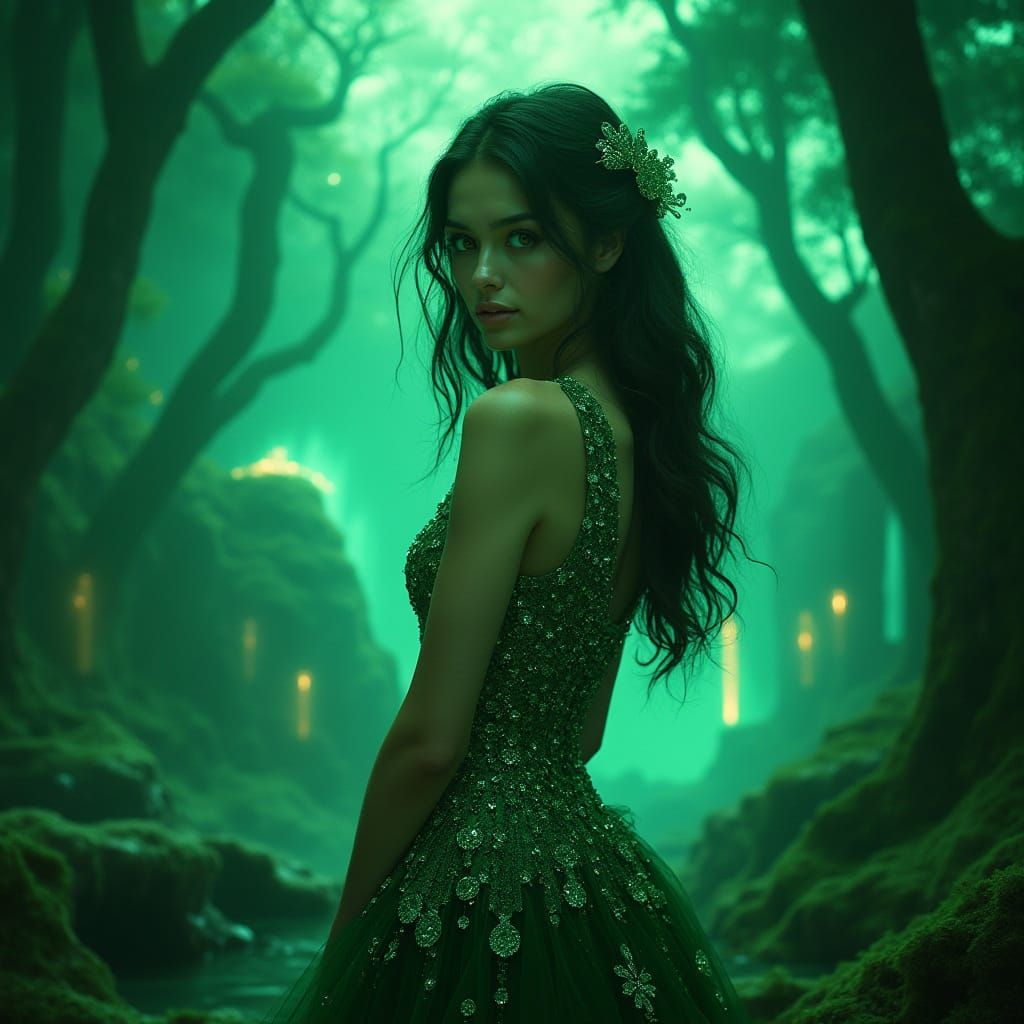 Emerald Goddess of Irish Mythology