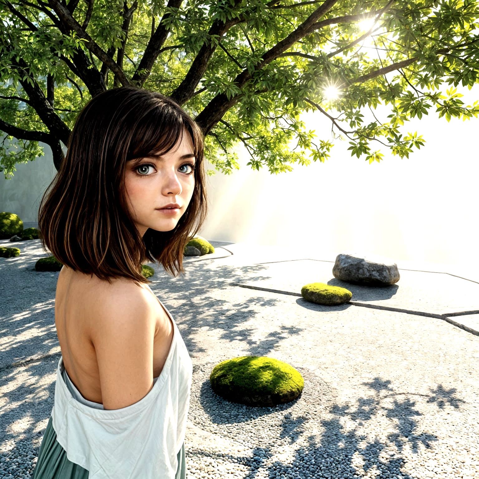 Kaleidoscopic Zen Garden Dreamscape