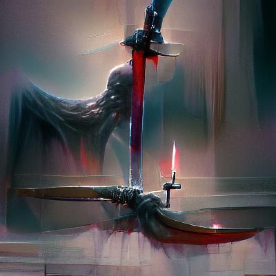 Sinister Sword Art, Inspired by Greg Rutkowski