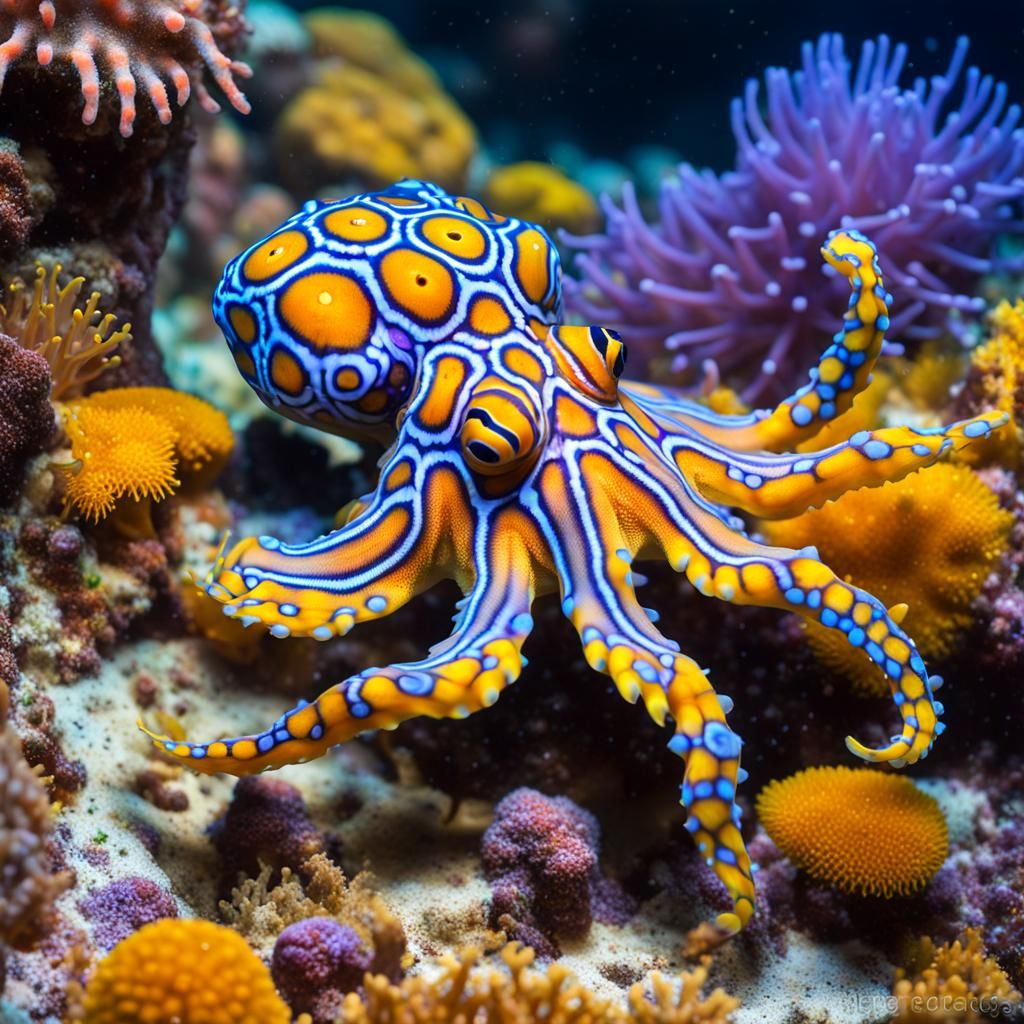 Coral Reef Octopus